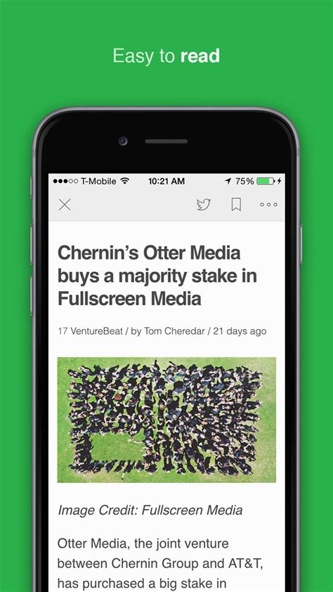 feedly app.